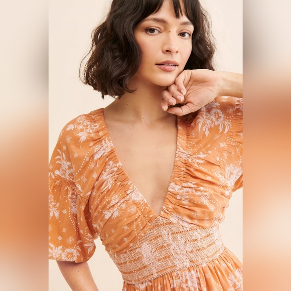 Free People Golden Hour Maxi Dress In Sand - Picture 3 of 4